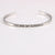 New Silver Stainless Steel Bangle Engraved Positive Inspirational Quote Hand Stamped Cuff Mantra Bracelets For Men Women